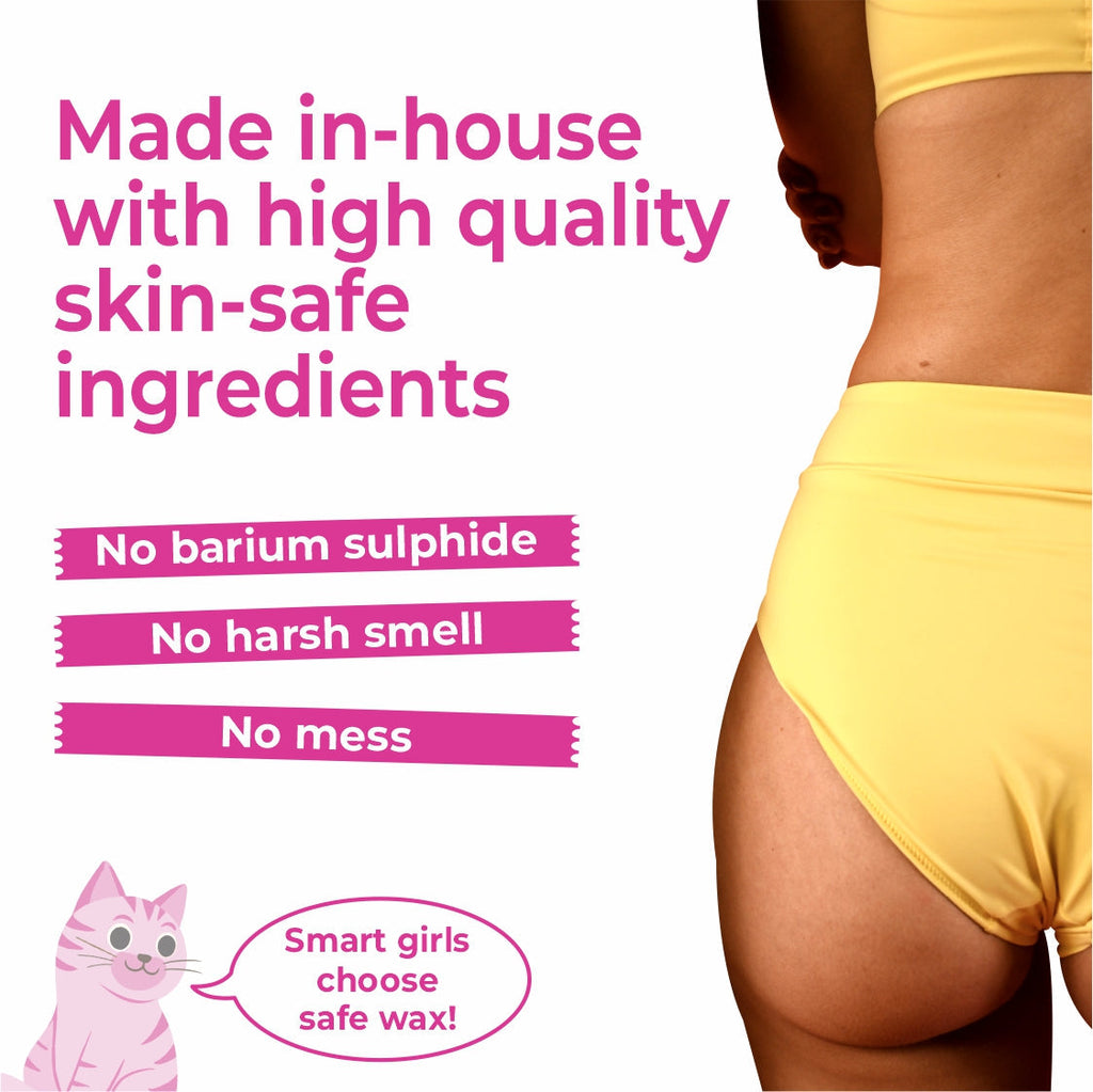 4-in-1 Orange Body Hair Removal Wax Powder Mask