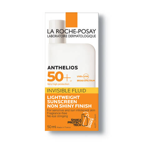 ANTHELIOS INVISIBLE FLUID FACIAL SUNSCREEN SPF 50+