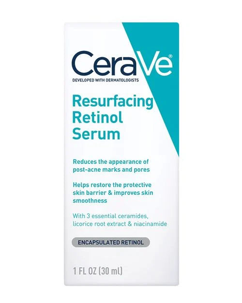 CeraVe Resurfacing Retinol Serum FOR POST-ACNE MARKS & PORES