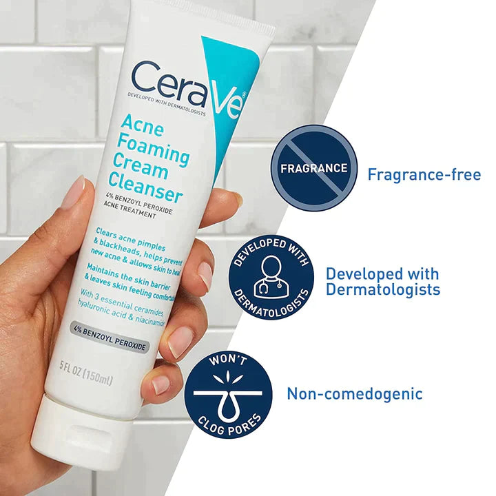 Cera Ve Acne Foaming Cream Cleanser