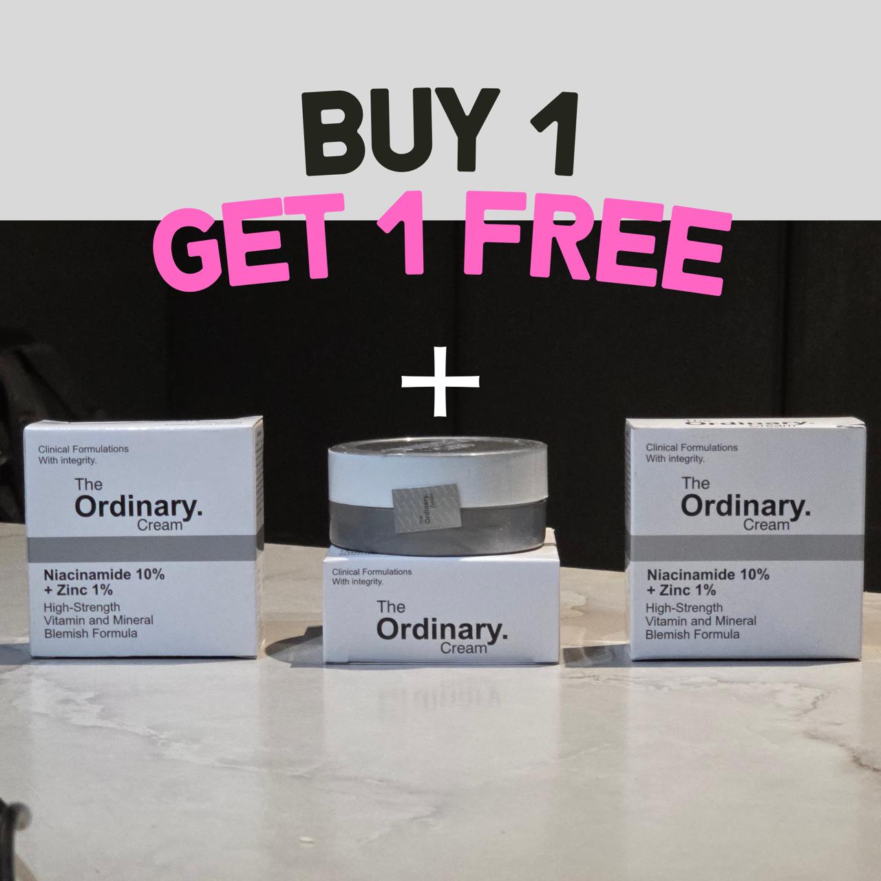 Buy 1 Get 1 Free | The Ordinary Niacinamide Skin Brightening Cream
