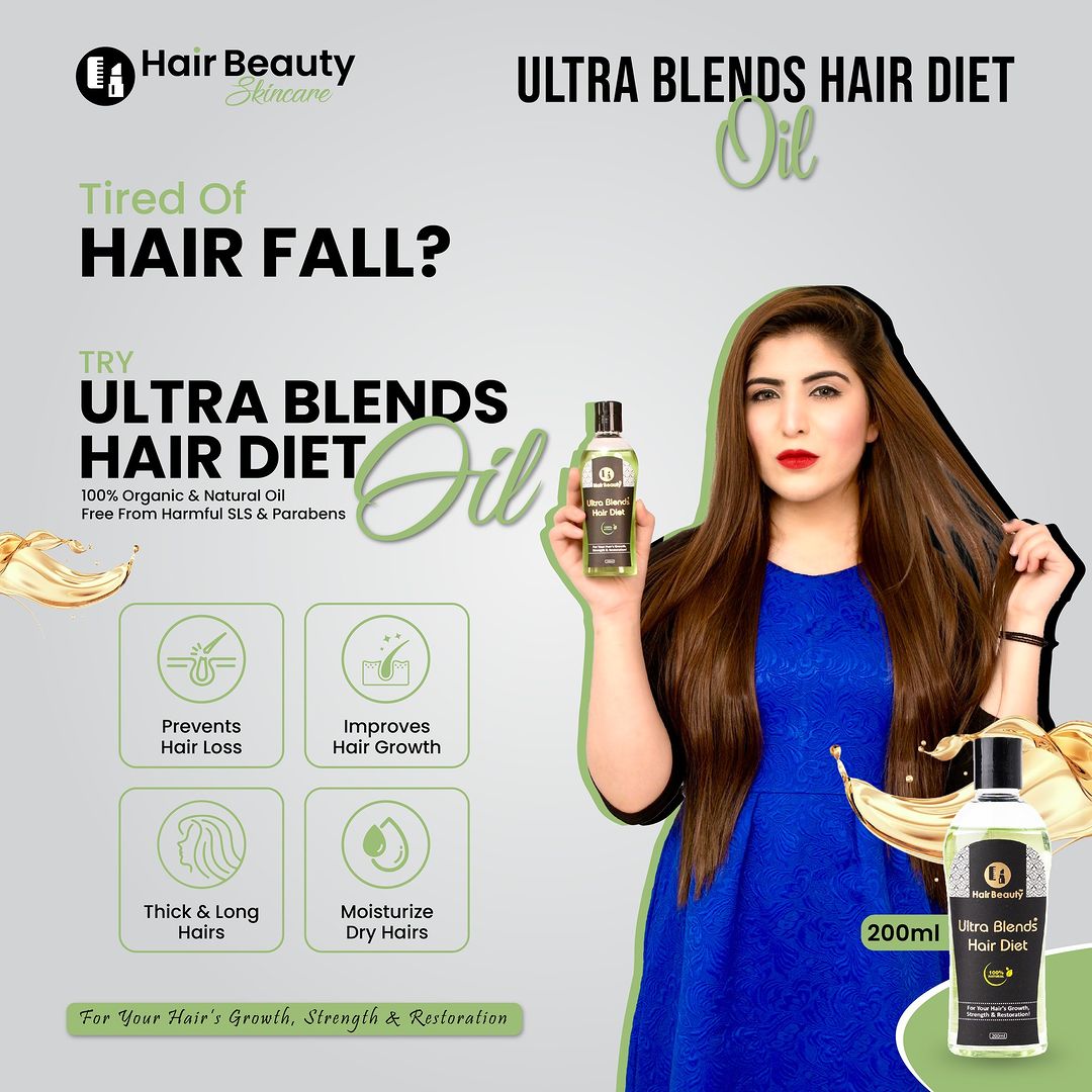 Ultra Blends Hair Diet Oil.