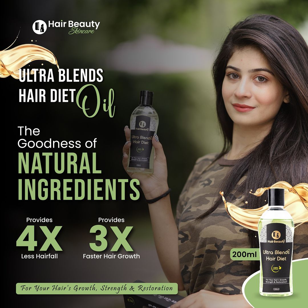 Ultra Blends Hair Diet Oil.