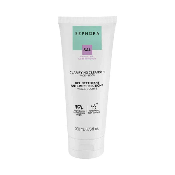 SEPHORA- Clarifying Face And Body Cleanser With Salicylic Acid 200ml